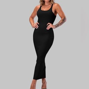 By Egreis black bodycon dress